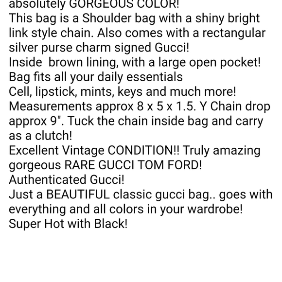 Vintage Gucci Tom Ford Runway Python Snakeskin shoulder clutch bag - Picture 11 of 12